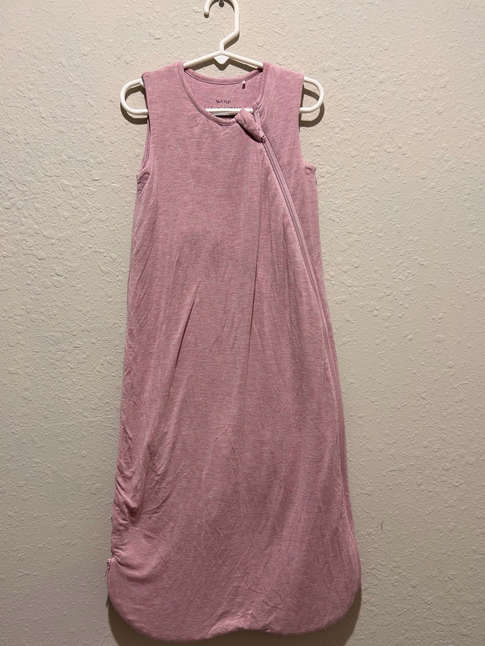 Little Sleepies Dusty Pink Sleeveless Sleep Sack 6-18 Months Seasonless